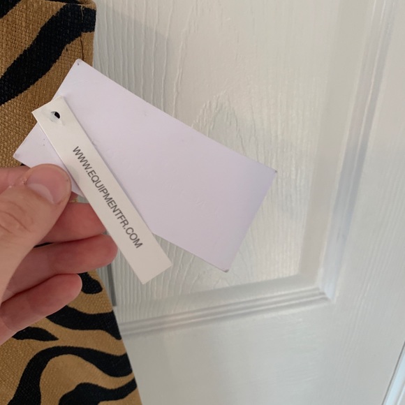 NWT Equipment tiger printed mid length jada dress - Picture 4 of 12